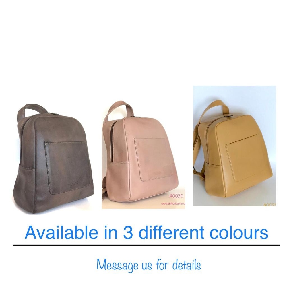 COPY - Black Leather Backpack Brand New never use… - Picture 9 of 10